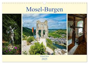 Mosel-Burgen (Wandkalender 2025 DIN A3 quer), CALVENDO Monatskalender