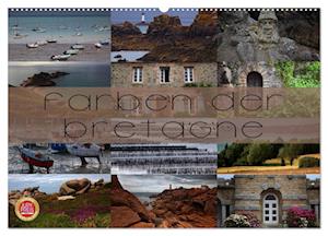 Farben der Bretagne (Wandkalender 2025 DIN A2 quer), CALVENDO Monatskalender