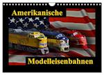 Amerikanische Modelleisenbahnen (Wandkalender 2025 DIN A4 quer), CALVENDO Monatskalender