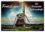 Friesland - Die Friesische Mühlenstraße (Wandkalender 2025 DIN A3 quer), CALVENDO Monatskalender