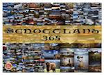 Schottland 365 (Wandkalender 2025 DIN A2 quer), CALVENDO Monatskalender