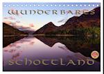 Wunderbares Schottland (Tischkalender 2025 DIN A5 quer), CALVENDO Monatskalender