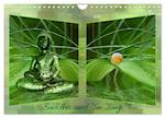 Buddha und Yin Yang (Wandkalender 2025 DIN A4 quer), CALVENDO Monatskalender