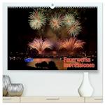 Feuerwerks - Impressionen (hochwertiger Premium Wandkalender 2025 DIN A2 quer), Kunstdruck in Hochglanz