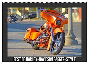 BEST OF HARLEY-DAVIDSON BAGGER-STYLE (Wandkalender 2025 DIN A2 quer), CALVENDO Monatskalender