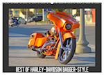 BEST OF HARLEY-DAVIDSON BAGGER-STYLE (Wandkalender 2025 DIN A2 quer), CALVENDO Monatskalender