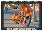 BEST OF HARLEY-DAVIDSON BAGGER-STYLE (Wandkalender 2025 DIN A3 quer), CALVENDO Monatskalender