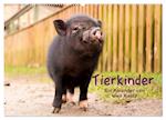 Tierkinder (Wandkalender 2025 DIN A2 quer), CALVENDO Monatskalender