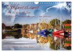 Ostfriesland, die alten Häfen - Greetsiel, Neuharlingersiel, Carolinensiel (Wandkalender 2025 DIN A4 quer), CALVENDO Monatskalender