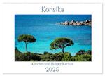 Korsika 2025 (Wandkalender 2025 DIN A2 quer), CALVENDO Monatskalender