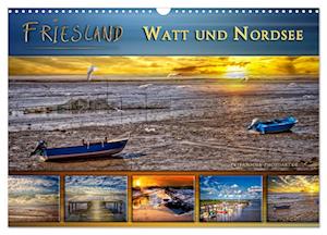 Friesland - Watt und Nordsee (Wandkalender 2025 DIN A3 quer), CALVENDO Monatskalender