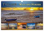 Friesland - Watt und Nordsee (Wandkalender 2025 DIN A3 quer), CALVENDO Monatskalender