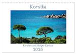 Korsika 2025 (Wandkalender 2025 DIN A3 quer), CALVENDO Monatskalender