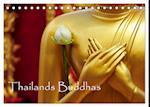 Thailands Buddhas (Tischkalender 2025 DIN A5 quer), CALVENDO Monatskalender