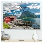 Norwegen (hochwertiger Premium Wandkalender 2025 DIN A2 quer), Kunstdruck in Hochglanz