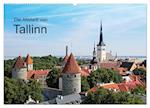 Die Altstadt von Tallinn (Wandkalender 2025 DIN A2 quer), CALVENDO Monatskalender