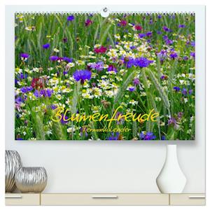 Blumenfreude Schweizer Kalendarium (hochwertiger Premium Wandkalender 2025 DIN A2 quer), Kunstdruck in Hochglanz