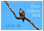 Tiere Indiens close up (Tischkalender 2025 DIN A5 quer), CALVENDO Monatskalender