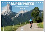 Alpenpässe auf dem Rennrad Vol. 1 (Tischkalender 2025 DIN A5 quer), CALVENDO Monatskalender