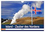 Island - Zauber des Nordens (Wandkalender 2025 DIN A4 quer), CALVENDO Monatskalender