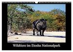 Wildtiere im Etosha Nationalpark (Wandkalender 2025 DIN A3 quer), CALVENDO Monatskalender