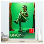 Grün, die frische Farbe (hochwertiger Premium Wandkalender 2025 DIN A2 hoch), Kunstdruck in Hochglanz