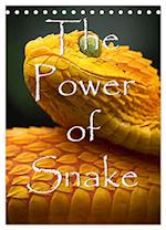 The Power Of Snake (Tischkalender 2025 DIN A5 hoch), CALVENDO Monatskalender