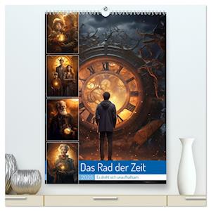 Das Rad der Zeit (hochwertiger Premium Wandkalender 2025 DIN A2 hoch), Kunstdruck in Hochglanz