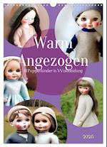 Warm angezogen KI Puppenkinder in Wollkleidung (Wandkalender 2025 DIN A3 hoch), CALVENDO Monatskalender