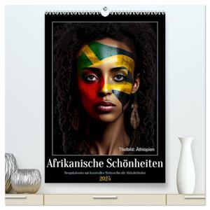 Afrikanische Schönheiten (hochwertiger Premium Wandkalender 2025 DIN A2 hoch), Kunstdruck in Hochglanz