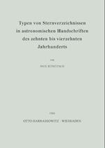 Typen Von Sternverzeichnissen in Astronomischen Handschriften Des Zehnten Bis Vierzehnten Jahrhunderts