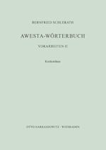 Awesta-Worterbuch