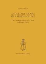 A Solitary Crane in a Spring Grove