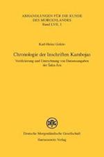 Golzio, K: Chronologie der Inschriften Kambojas