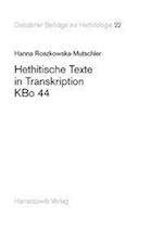 Hethitische Texte in Transkription Kbo 44