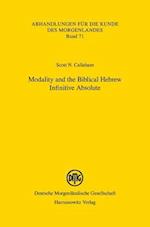 Modality and the Biblical Hebrew Infinitive Absolute