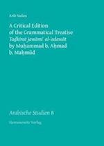 A Critical Edition of the Grammatical Treatise Tadkirat Jawami' Al-'adawat by Muhammad B. Ahmad B. Mahmud