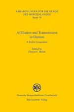 Affiliation and Transmission in Daoism