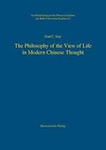 The Philosophy of the View of Life in Modern Chinese Thought