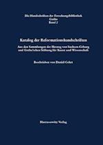 Katalog Der Reformationshandschriften