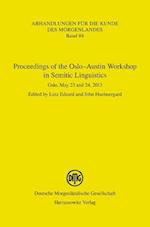 Proceedings of the Oslo-Austin Workshop in Semitic Linguistics