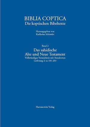 Das Sahidische Alte Und Neue Testament