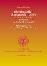 Historiographie, Ethnographie, Utopie