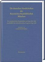 Die deutschen Handschriften der Bayerischen Staatsbibliothek München