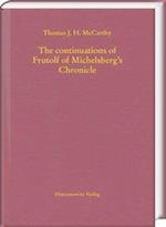 The Continuations of Frutolf of Michelsberg's Chronicle