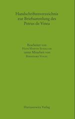 Handschriftenverzeichnis Zur Briefsammlung Des Petrus de Vinea