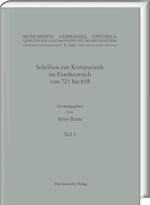 Schriften Zur Komputistik Im Frankenreich Von 721 Bis 818