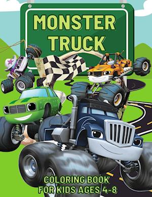 Monster Truck Coloring Book