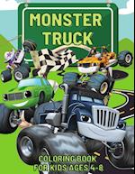 Monster Truck Coloring Book