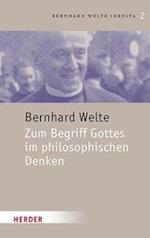 Zum Begriff Gottes im philosophischen Denken